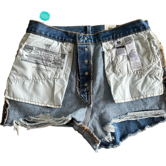 Levis 501 Distressed Cut Off Shorts 30 NWT - Picture 8 of 13